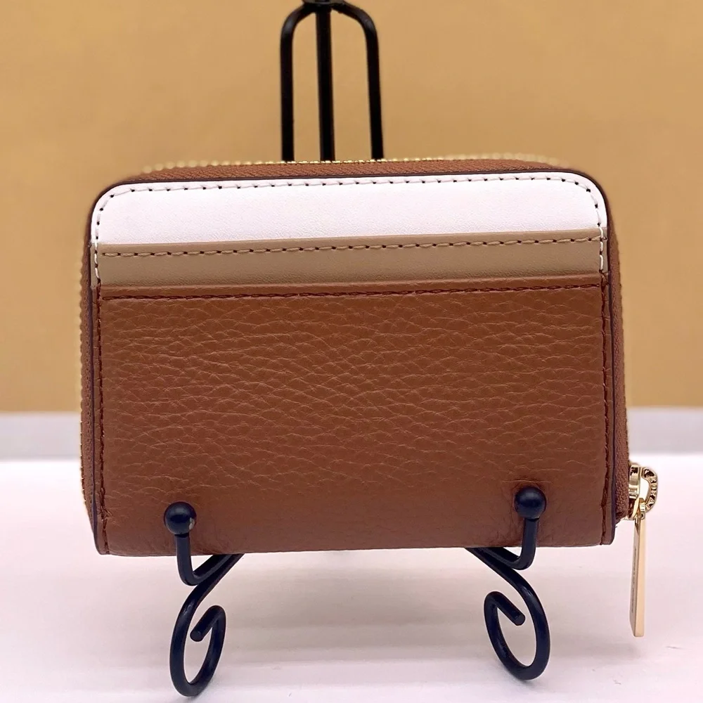 Michael Kors Jet Set Travel Card Case Zip Around Wallet Luggage